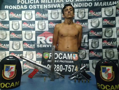 Detento arranca tornozeleira para fugir da Justiça mas é encontrado pela Rocam em Manaus