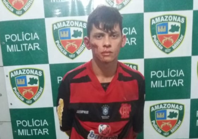 Jovem é baleado e preso ao atirar contra policiais durante perseguição em Manaus
