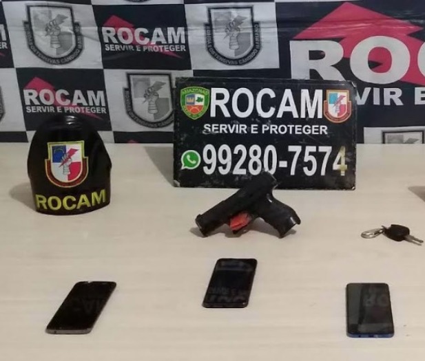 Fortemente armado, grupo aterroriza homem e rouba carro em Manaus