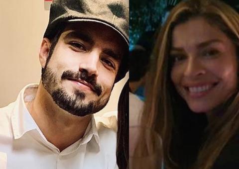 Caio Castro apresenta Grazi Massafera como namorada em festa de ‘A Dona do Pedaço’ 