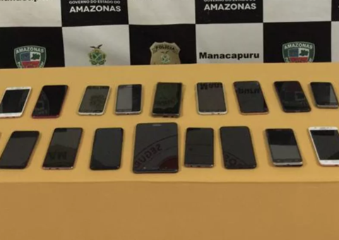 Polícia recupera mais de 20 celulares roubados no Amazonas 
