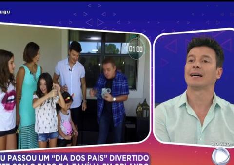 Rodrigo Faro fica preocupado com audiência durante homenagem a Gugu Liberato