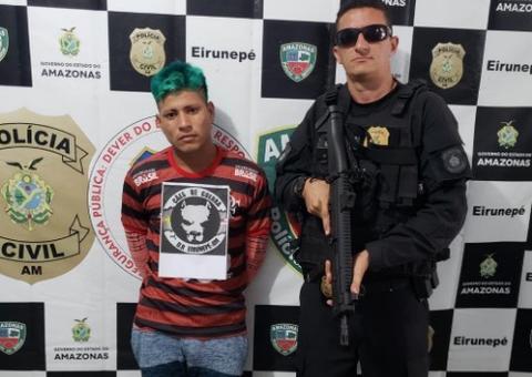 No Amazonas, suspeito de matar homem com 12 facadas é preso e confessa crime