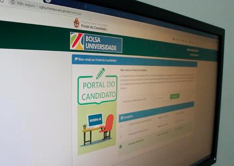 Inscrições para o Bolsa Universidade encerram neste domingo em Manaus
