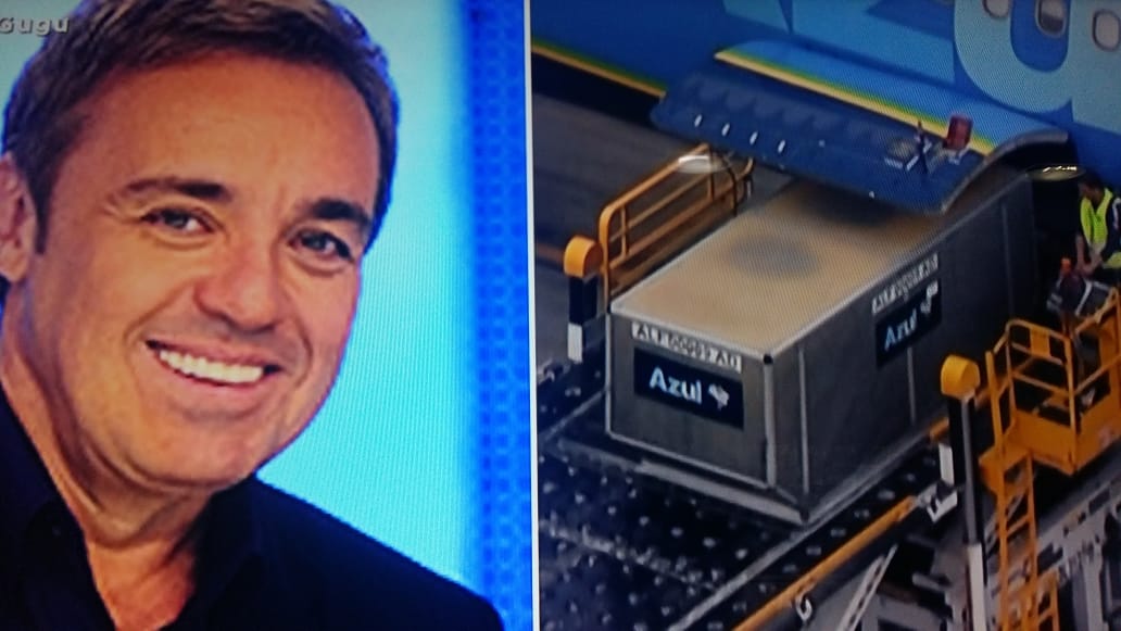 Corpo de Gugu Liberato desembarca em São Paulo 