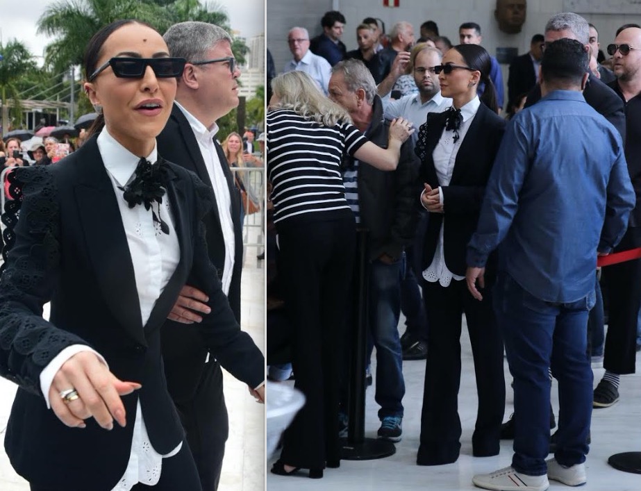 Superproduzida no velório de Gugu, Sabrina Sato é criticada por internautas 