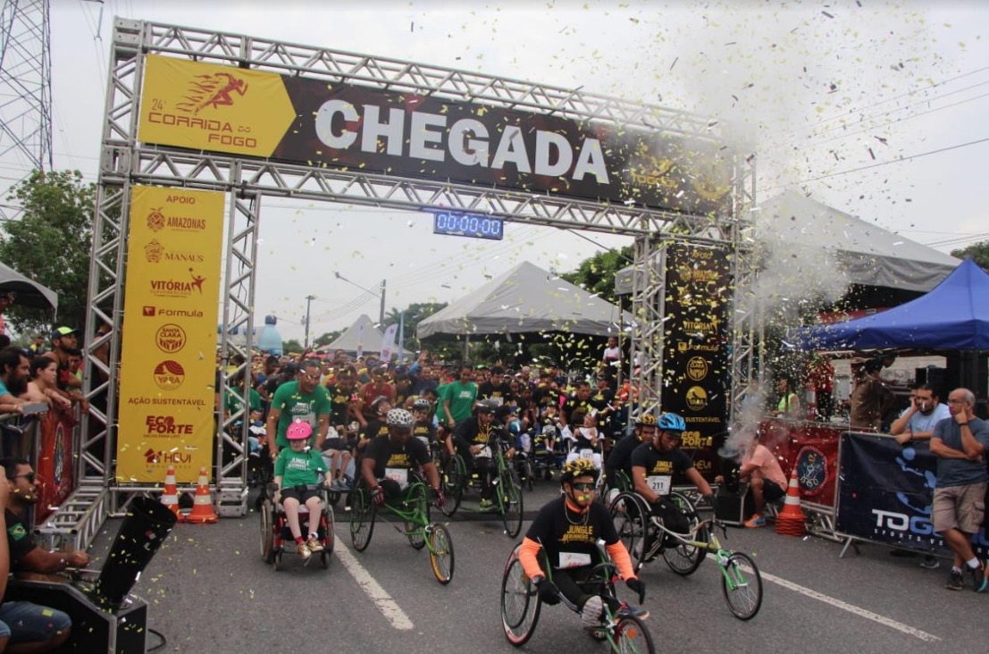 24ª edição da Corrida do Fogo reúne 3 mil pessoas neste domingo em Manaus