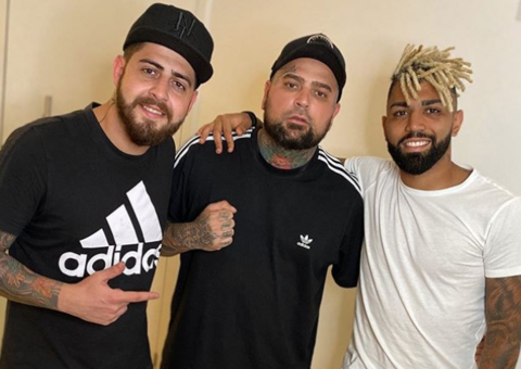 Gabigol faz tatuagem da taça da Libertadores e resultado impressiona. Veja fotos: