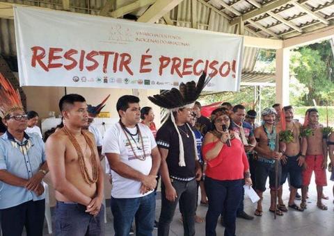 Indígenas realizam marcha em Manaus nesta terça-feira 