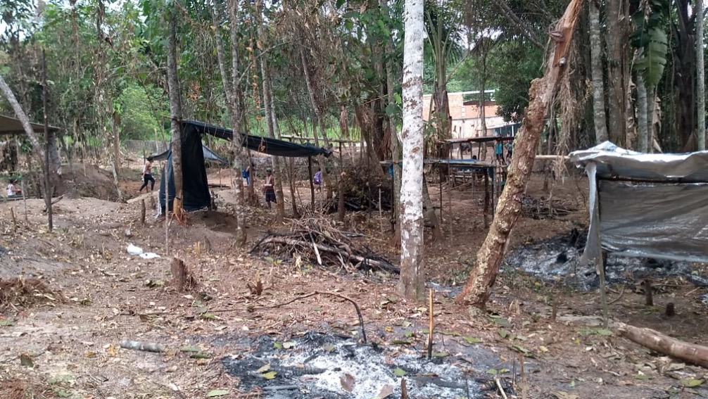Grupo é preso por desmatar e queimar área verde para criar invasão em Manaus