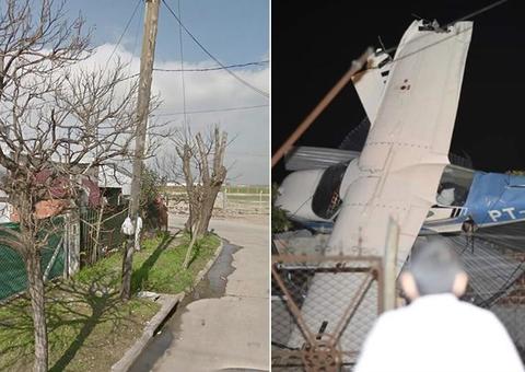 Brasileiros sofrem acidente aéreo na Argentina, mas saem ilesos de avião