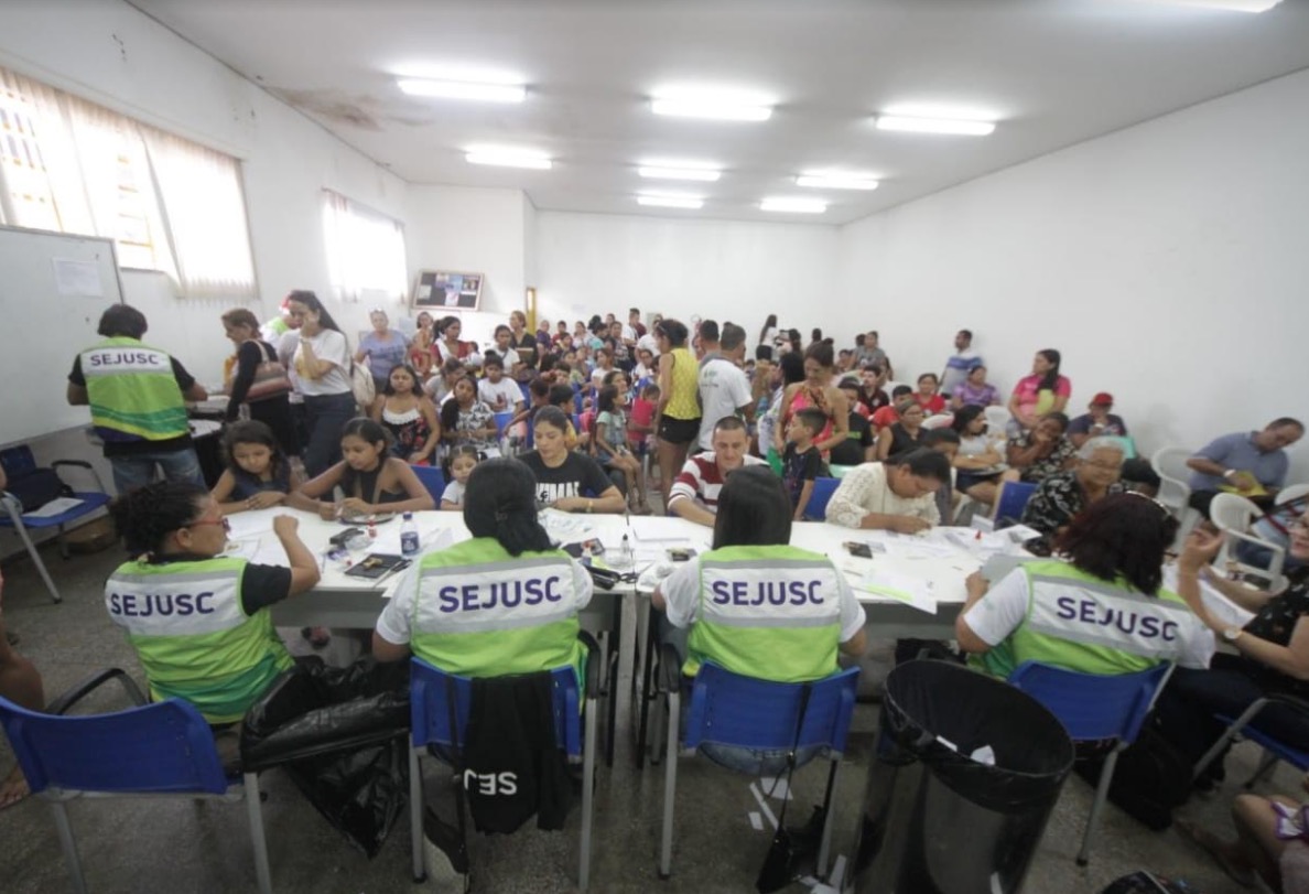 Com 200 senhas por dia, Sejusc realiza emissão de documentos em Manaus 