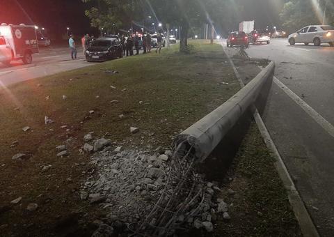 Mulher morre e outras duas ficam feridas em grave acidente em Manaus 