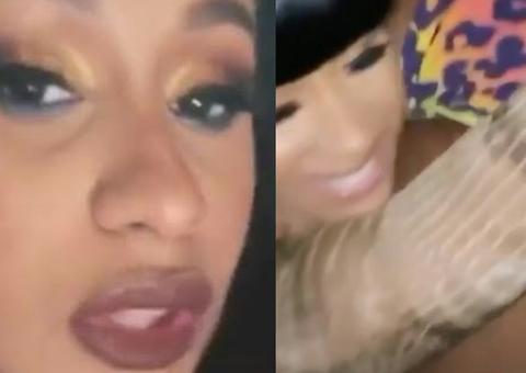 Cardi B leva surra de bunda de dançarina durante festa picante; Veja vídeo 
