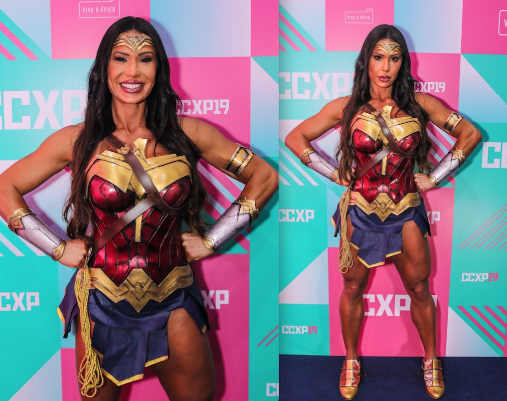 Vestida de Mulher Maravilha, Gracyanne Barbosa dispara: 'o governo é o meu vilão'