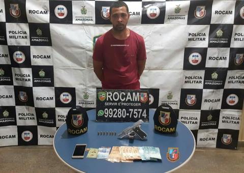 Andando com arma na rua, homem é preso no Amazonas