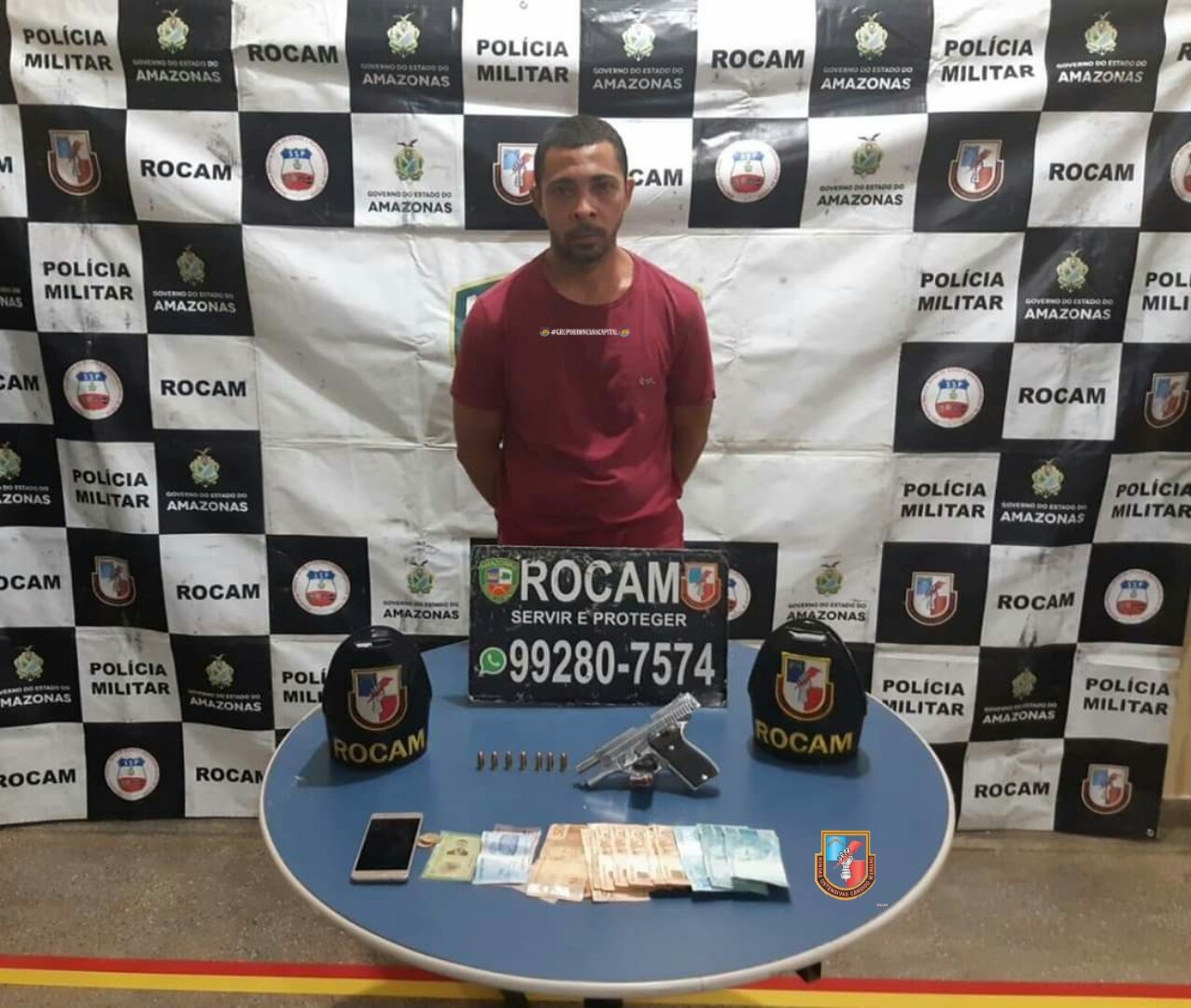 Andando com arma na rua, homem é preso no Amazonas