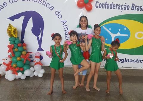 Centro de Ginástica reúne mais de cem crianças e encerra ano em Manaus