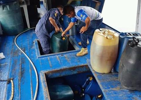 Combustível vendido ilegalmente é apreendido no Amazonas