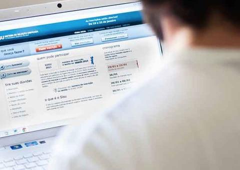Inscrições do Sisu serão de 21 a 24 de janeiro