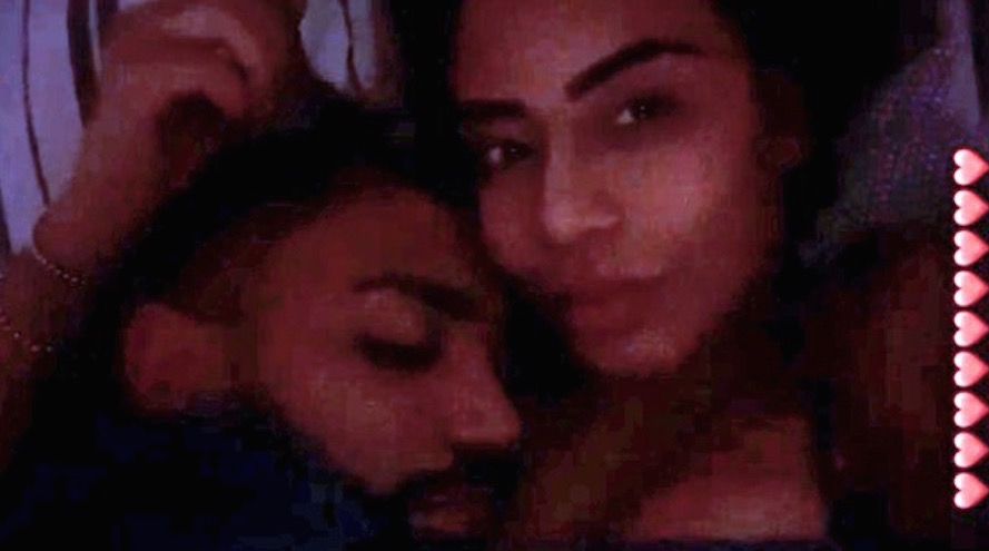 Em meio a críticas, Rafaella Santos mostra intimidade com Gabigol na cama