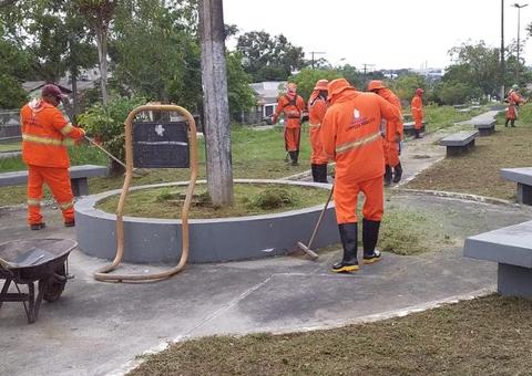 Serviços de mutirão e capinação avançam pelos bairros de Manaus 