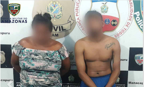 Casal é preso com drogas em via pública em Manaus