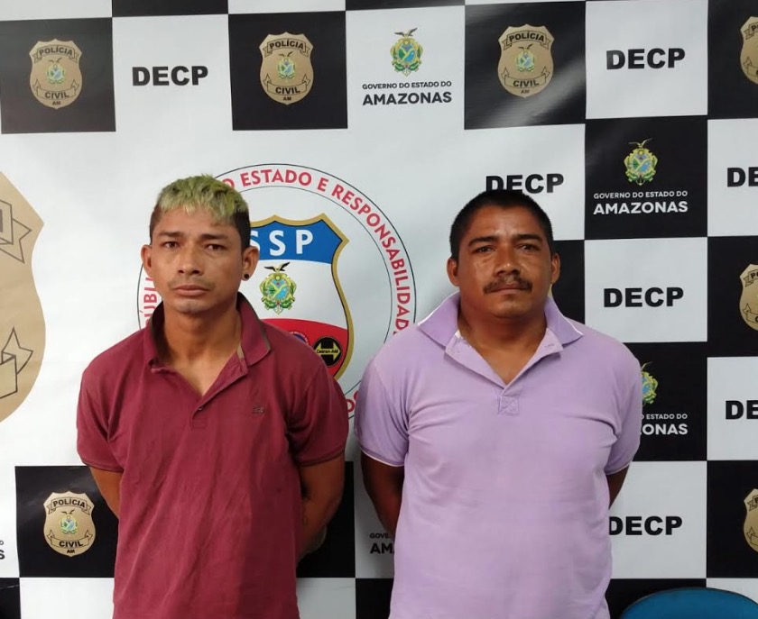 Irmãos são presos suspeitos de matarem homem com facada no pescoço em Manaus