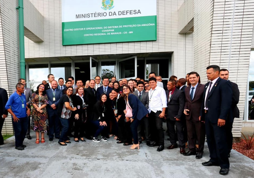 Em Manaus, Sérgio Moro participa de inauguração de um Centro Integrado de Inteligência de Segurança Pública