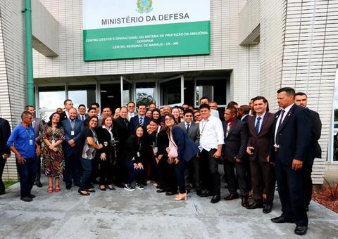 Em Manaus, Sérgio Moro participa de inauguração de um Centro Integrado de Inteligência de Segurança Pública