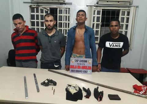 Grupo é preso suspeito de tentar roubar cofre da Loja Queiroz em Manaus