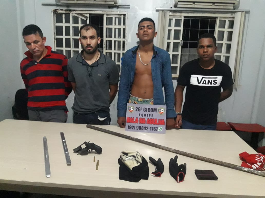 Grupo é preso suspeito de tentar roubar cofre da Loja Queiroz em Manaus