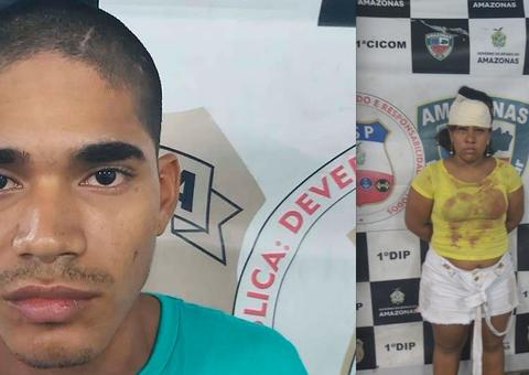 Dupla é presa suspeita de assaltar ônibus 650 no Centro de Manaus 