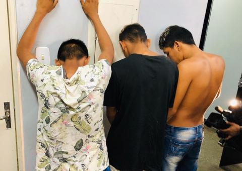Quadrilha armada é presa após assaltar mototaxista em Manaus