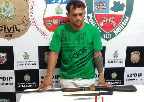 Polícia Militar detém suspeito com espingarda no Amazonas 