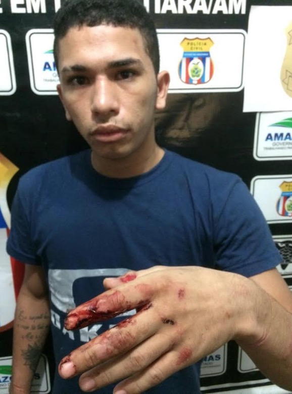 Novinho é preso suspeito de matar homem a facadas no Amazonas