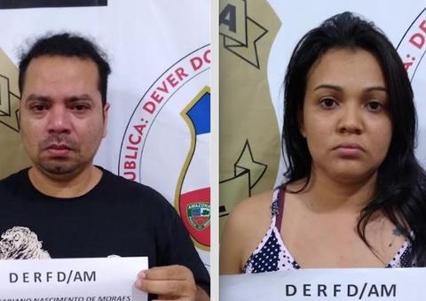 Dupla é presa suspeita de desviar mais de R$ 100 mil em produtos de empresa em Manaus 