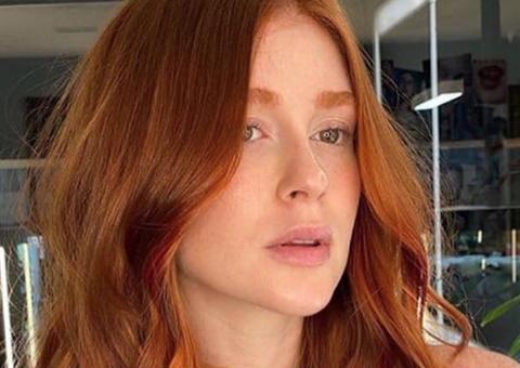 Marina Ruy Barbosa surge de cabelos curtinhos pela 1ª vez e impressiona fãs