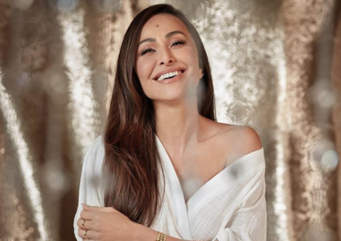 Sabrina Sato posa em clima de Natal com Duda Nagle e Zoe