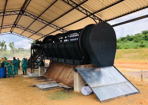 Composto gerado em usina do aterro sanitário de Manaus será usado como adubo 