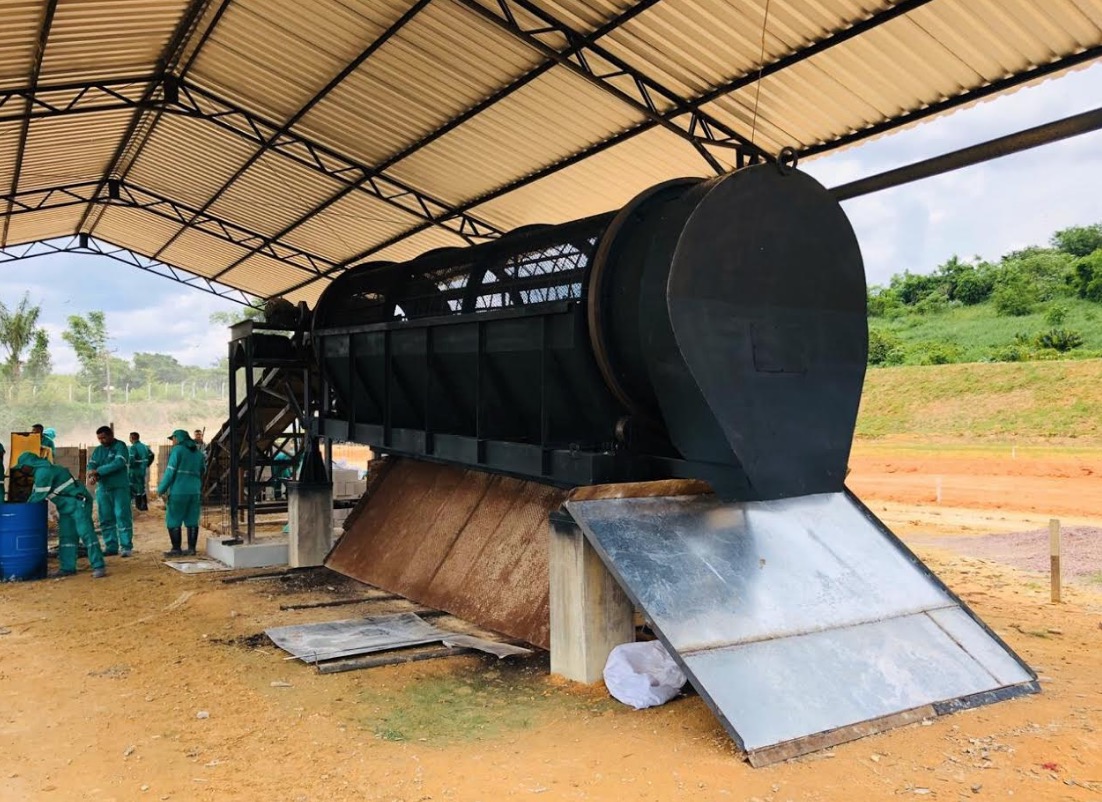 Composto gerado em usina do aterro sanitário de Manaus será usado como adubo 
