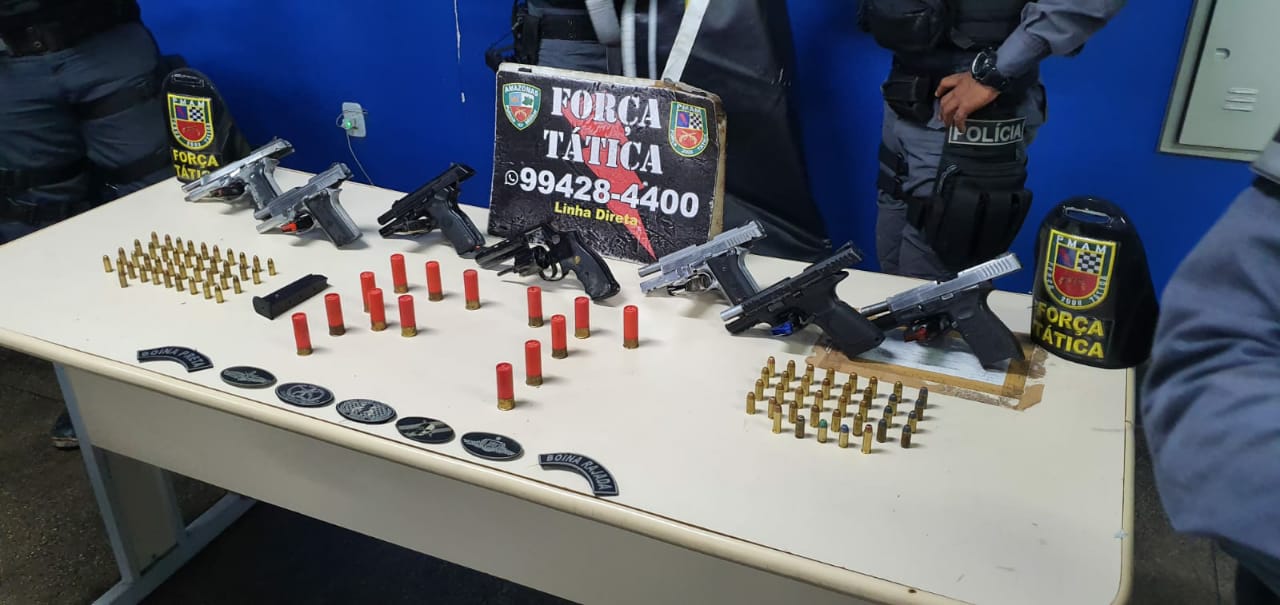 Em Manaus, 4 criminosos são mortos enquanto se preparavam para atacar facção rival