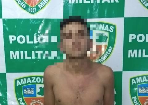Jovem é preso por roubar x-saladas e renda de lanchonete em Manaus