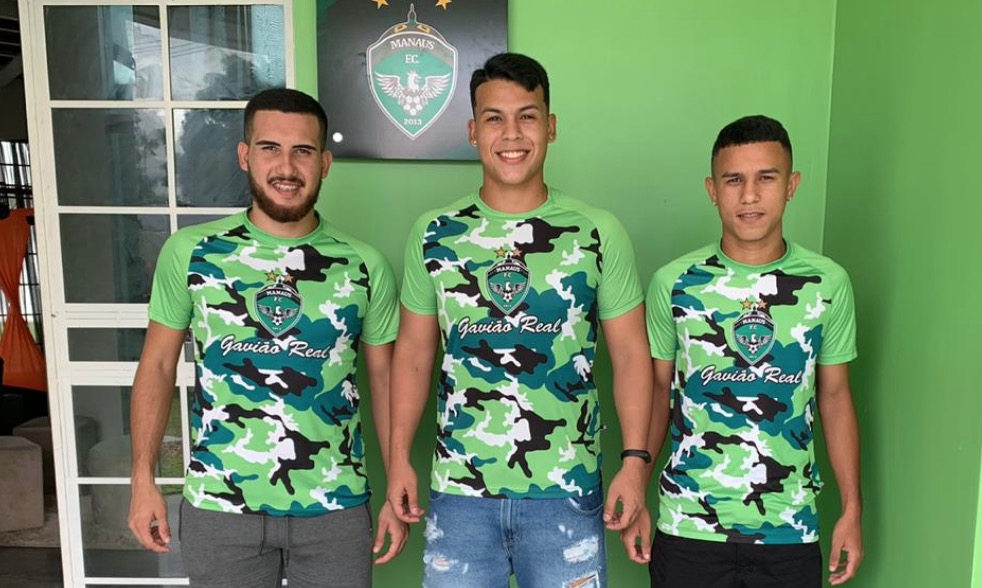 Trio da base do Manaus FC é promovido ao elenco profissional 