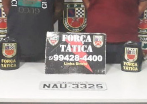 Dupla suspeita de roubar veículo é presa em Manaus
