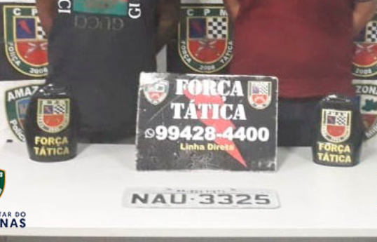 Dupla suspeita de roubar veículo é presa em Manaus