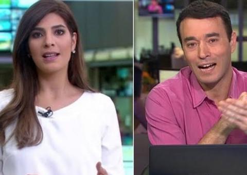 Jornalistas da Globo, André Rizek e Andreia Sadi são filmados em clima de intimidade 