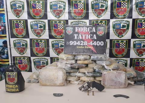 Após confronto com criminosos, polícia apreende 40 Kg de drogas em casa em Manaus
