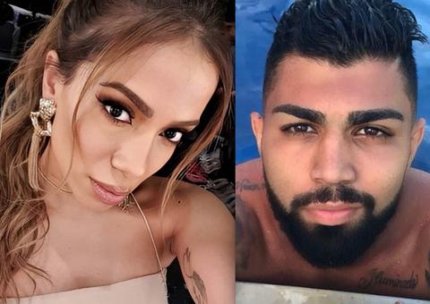 Com calças 'arriadas', Gabigol pega na coxa de Anitta e reação da cantora rouba a cena