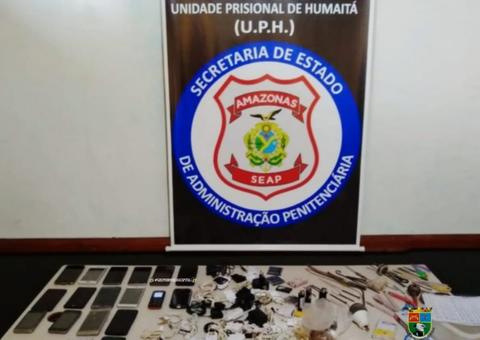 Após ameaças a policiais, armas e celulares são encontrados em presídio no Amazonas
